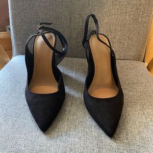 ASOS “suede” black pumps